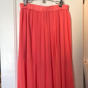Full length flowy skirt
